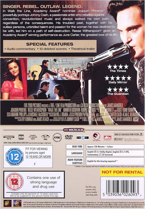 Walk the Line (2005) (DVD)
