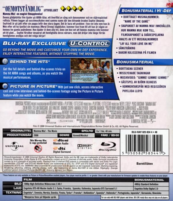 Mamma Mia! (2008) (Blu-Ray)
