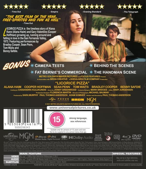 Licorice Pizza (2021) (Blu-Ray)