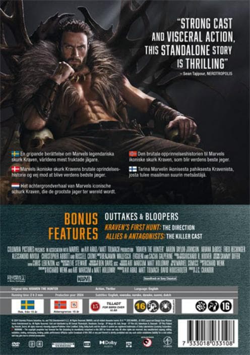 Kraven The Hunter (2024) (DVD)