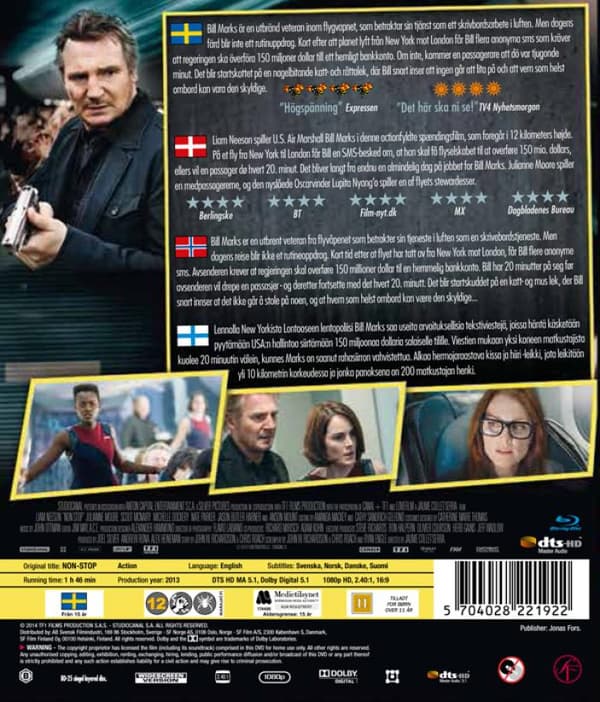 Non-Stop (2014) (Blu-Ray)