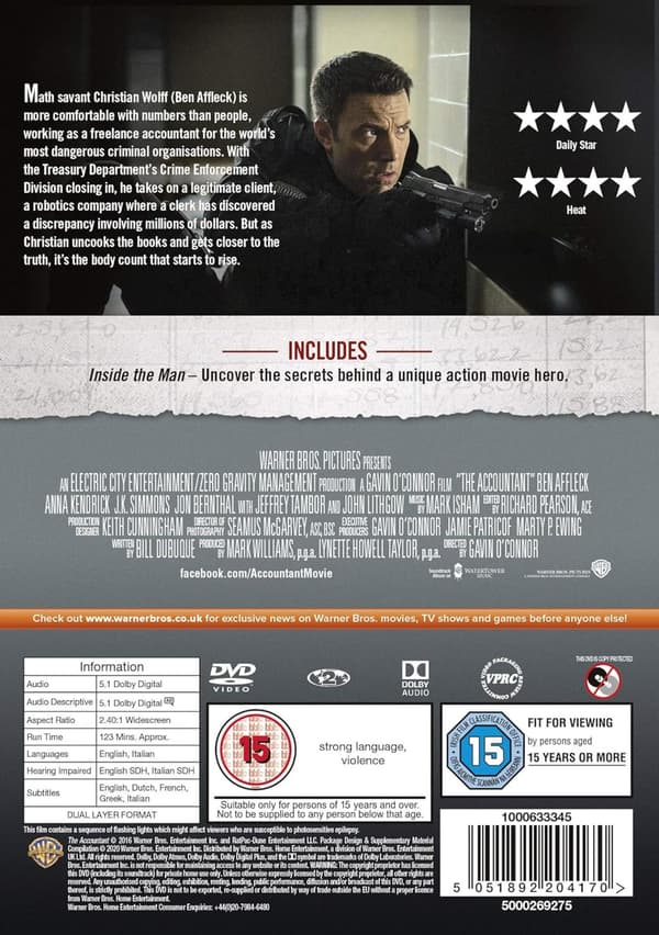 The Accountant (2016) (DVD)