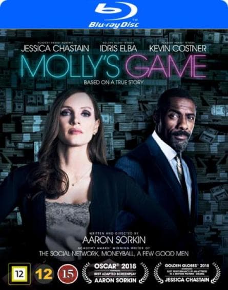 Mollys Game (2017) Blu-Ray (svensk text)