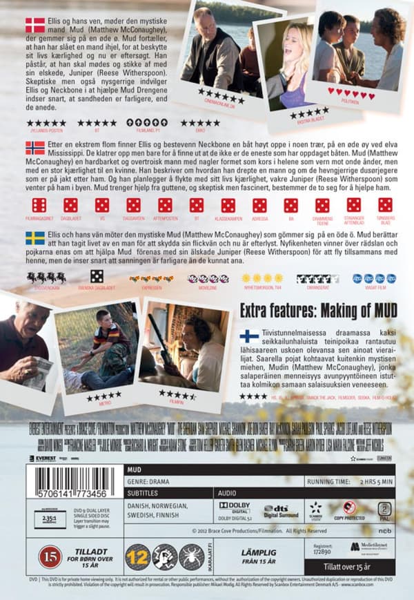 Mud (2012) DVD (svensk text)