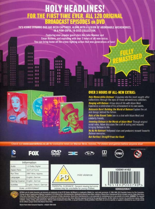 Batman (1966-1968) The Complete Series (1966-1968) (DVD)