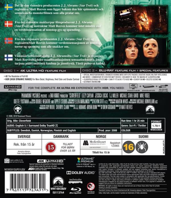 Cloverfield (2008) (4K UHD)