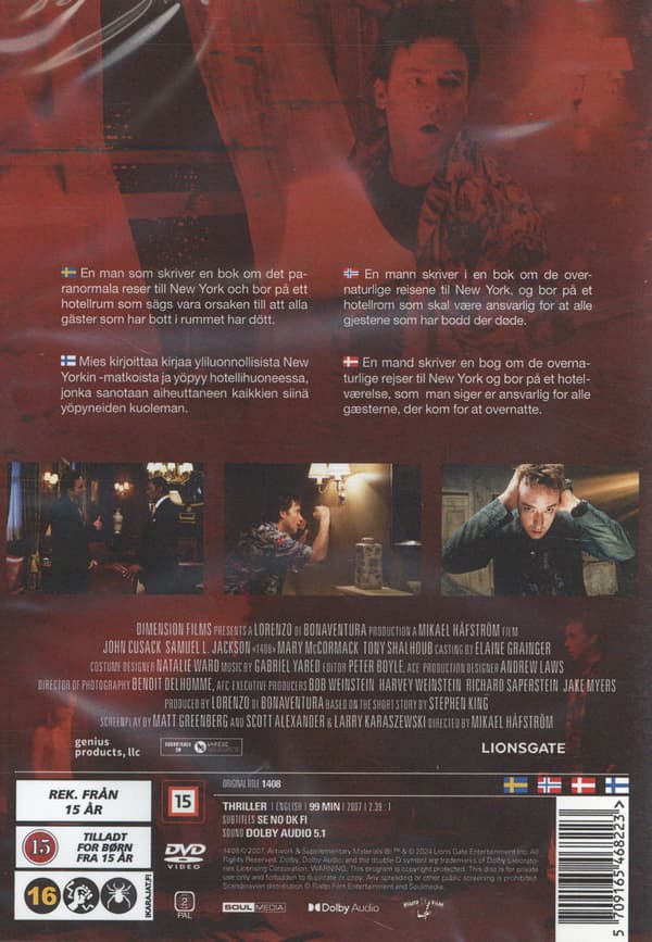 1408 (2007) (DVD)