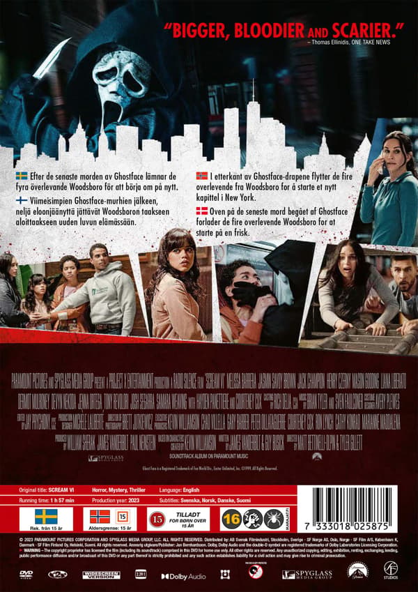 Scream VI (2023) (DVD)