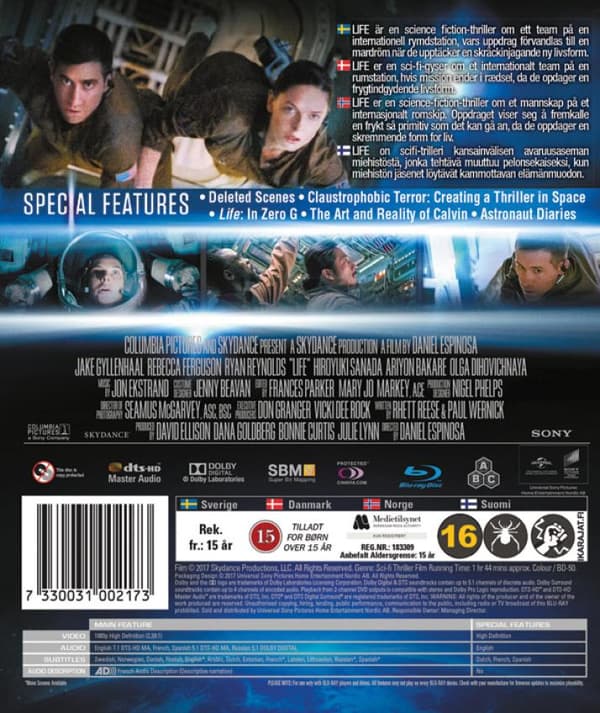 Life (2017) (Blu-Ray)