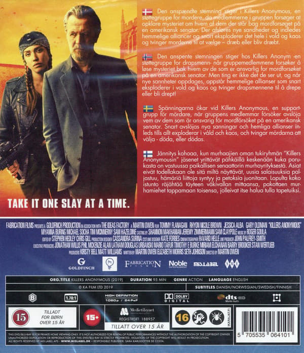 Killers Anonymous (2019) (Blu-Ray)