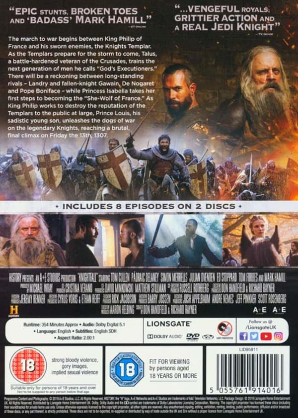 Knightfall Season 2 (2019) (DVD)