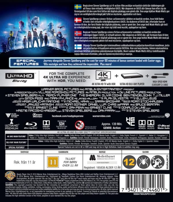 Ready Player One (2018) (4K UHD)