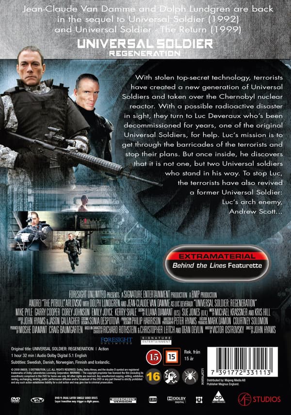 Universal Soldier: Regeneration (2009) (DVD)