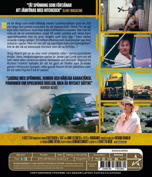 Road Games (1981) (Blu-Ray)