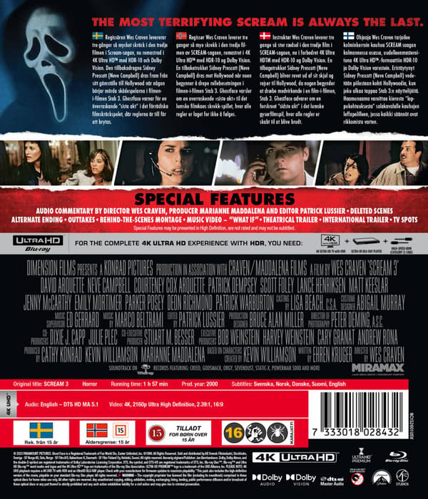 Scream 3 (2000) (4K UHD)