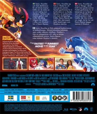 Sonic the Hedgehog 3 (2024) (Blu-Ray)