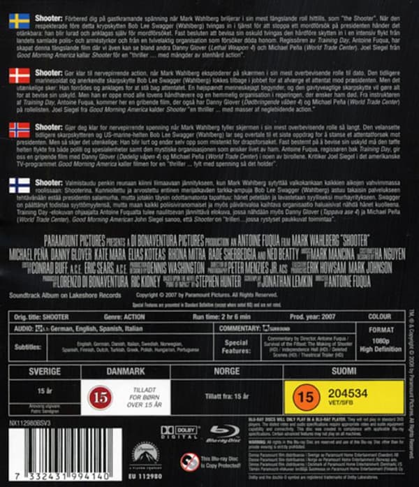 Shooter (2007) (Blu-Ray)