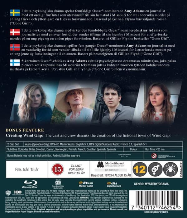 Sharp Objects (2018) Mini Series (Blu-Ray)