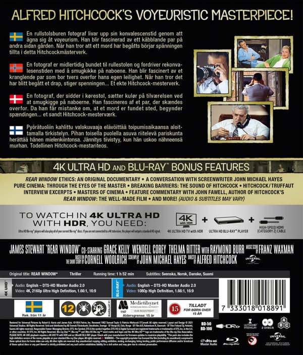 Rear Window (1954) (4K UHD)