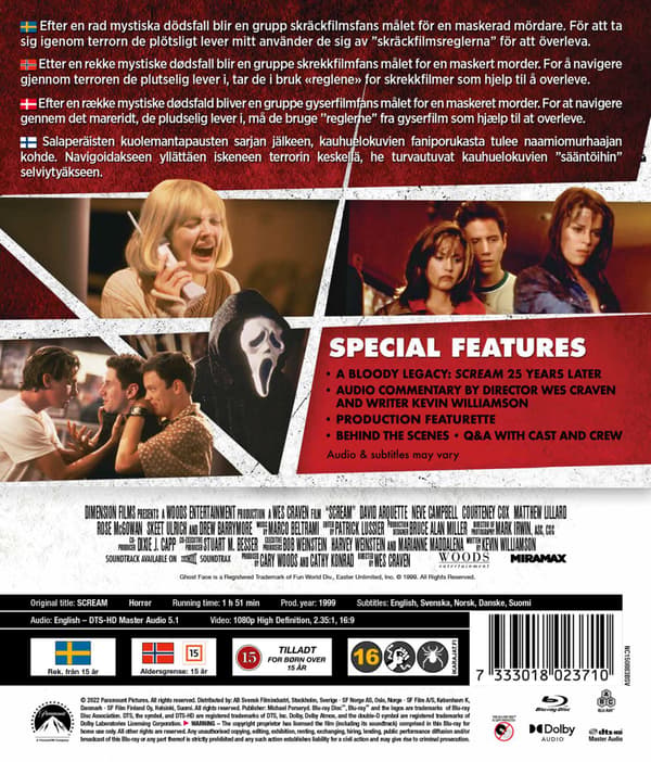 Scream 1 (1996) (Blu-Ray)