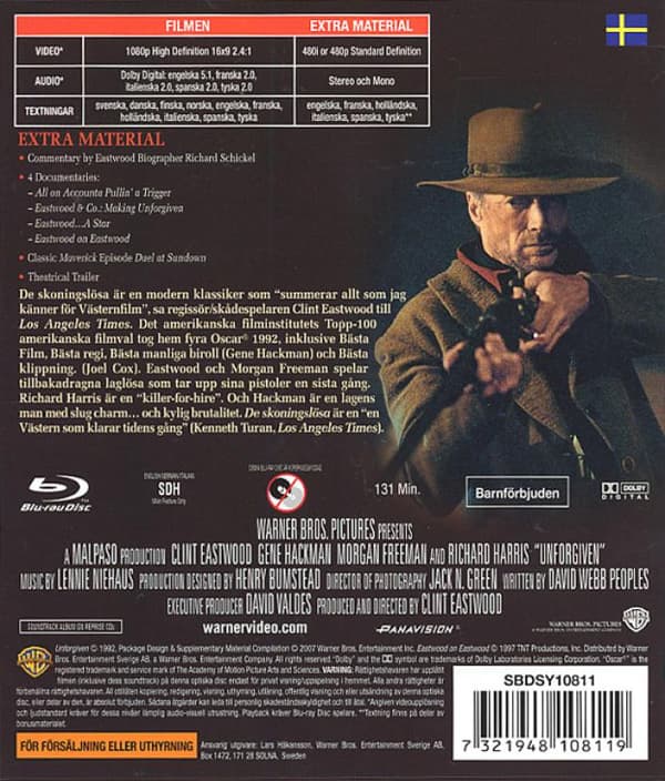 Unforgiven (1992) (Blu-Ray)