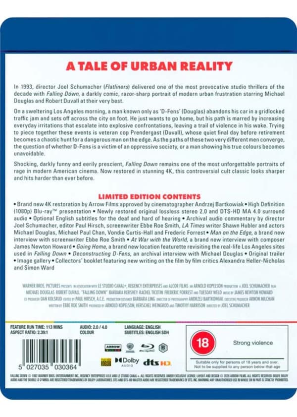 Falling Down (1993) (Blu-Ray) Limited Edition