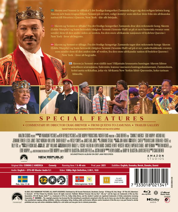 Coming 2 America (2021) (Blu-Ray)