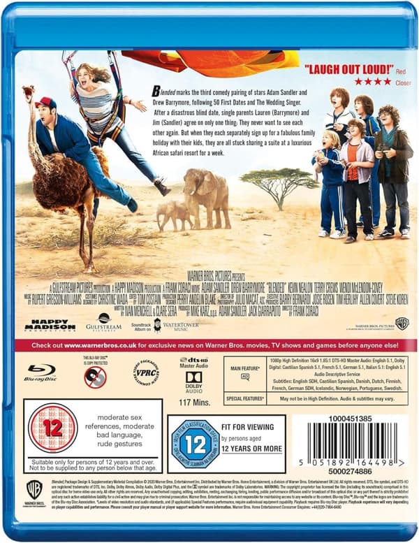 Blended (2014) (Blu-Ray)