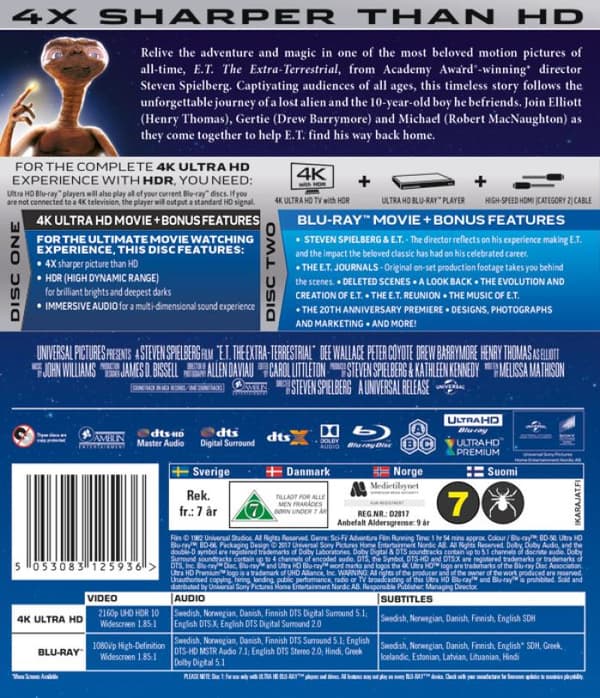 E.T. The Extra Terrestrial (1982) (4K UHD)