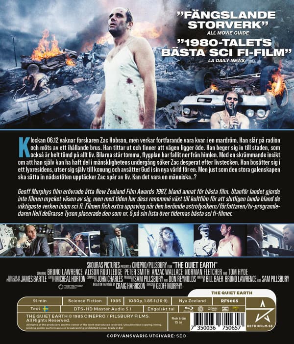 The Quiet Earth (1985) (Blu-Ray)