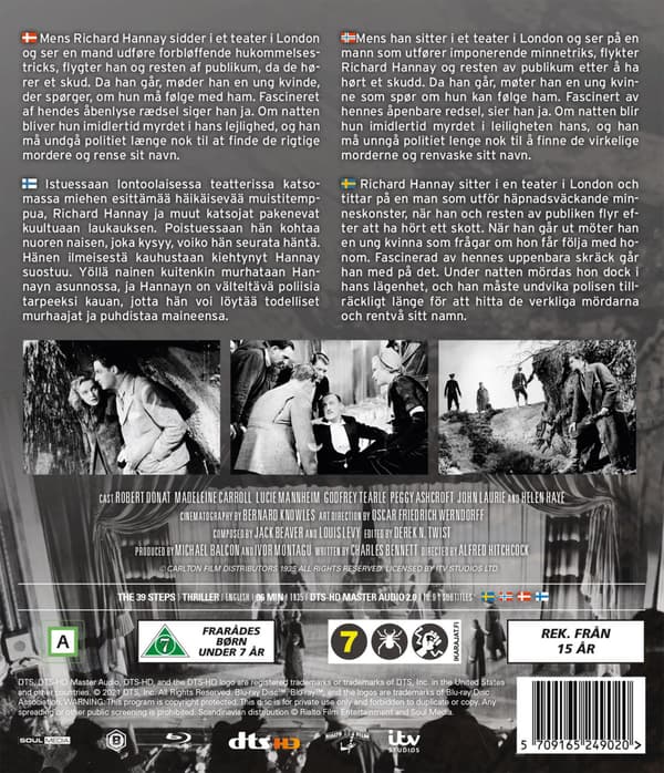 The 39 Steps (1935) (Blu-Ray)