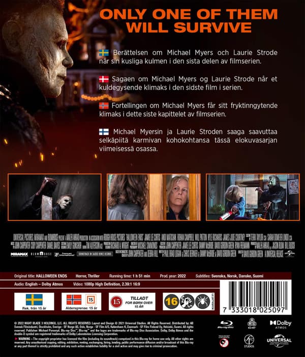 Halloween Ends (2022) (Blu-Ray)