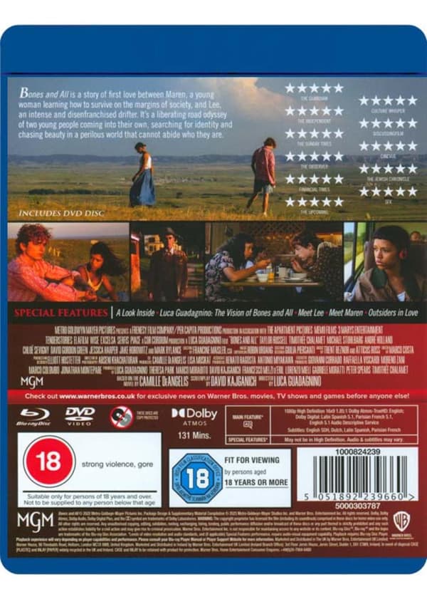 Bones and All (2022) (Blu-Ray)