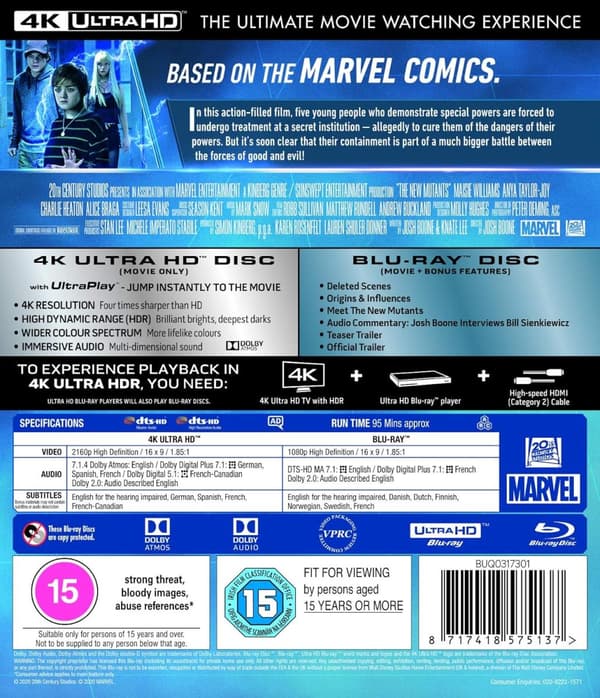 The New Mutants (2020) (4K UHD)