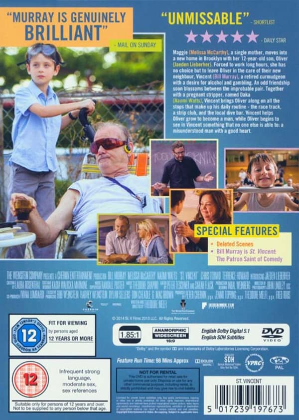 St. Vincent (2014) (DVD)
