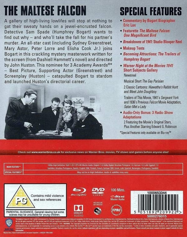 The Maltese Falcon (1941) (Blu-Ray)