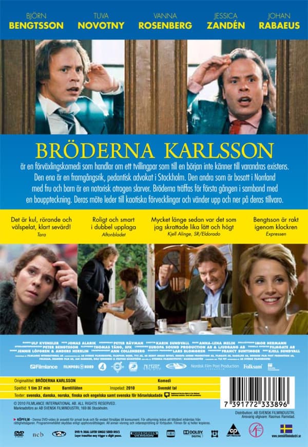 Bröderna Karlsson (2010) (DVD)