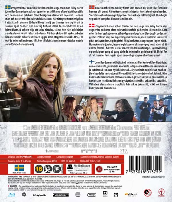 Peppermint (2018) (Blu-Ray)