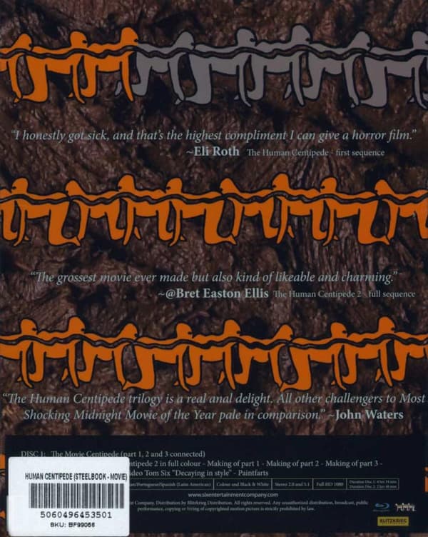 The Human Centipede - The Complete Sequence (2009-2015) (Blu-Ray) 3 Movie Collection