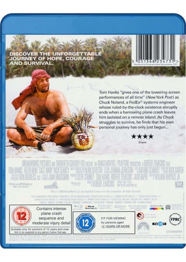 Cast Away (2000) (Blu-Ray)