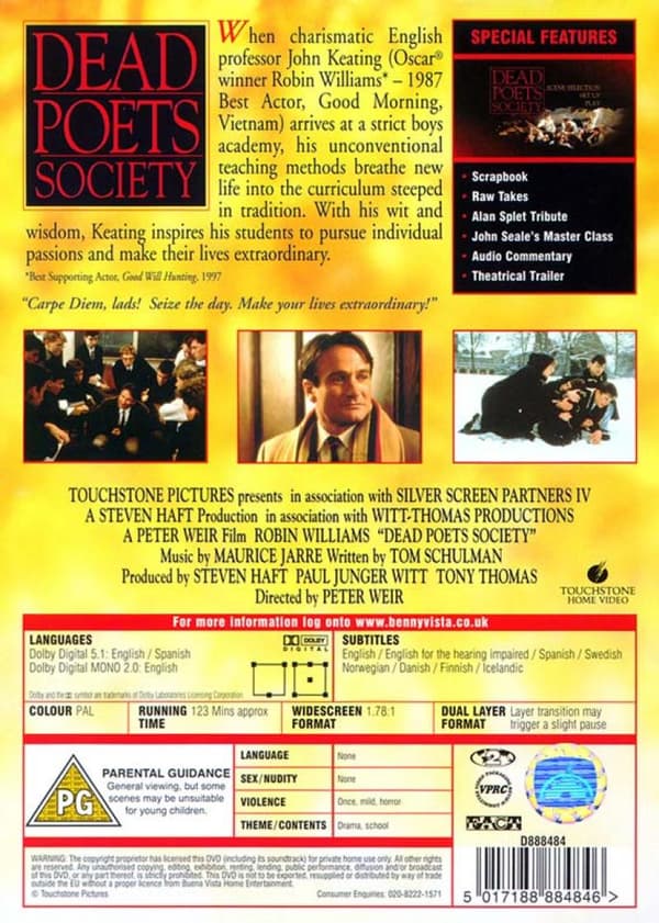 Dead Poets Society (1989) (DVD)