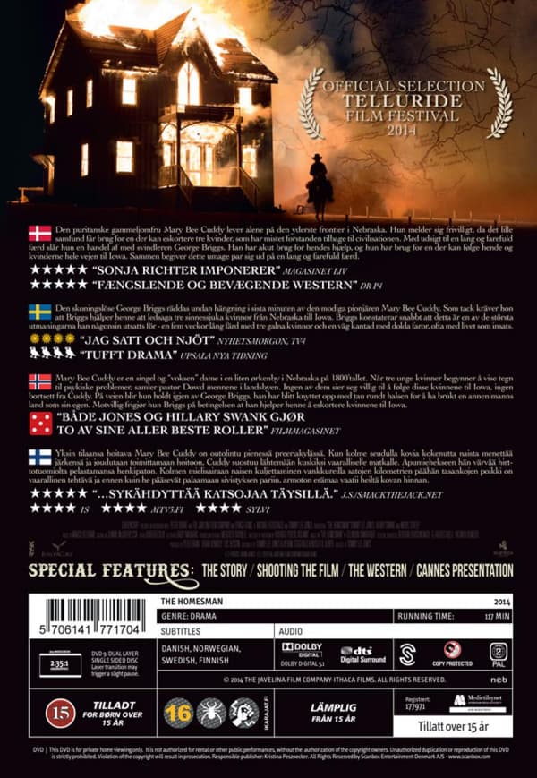 The Homesman (2014) (DVD)
