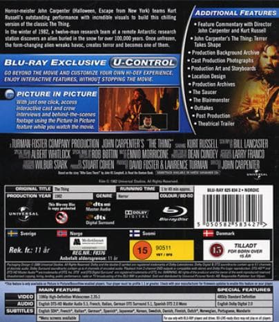 The Thing (1982) (Blu-Ray)