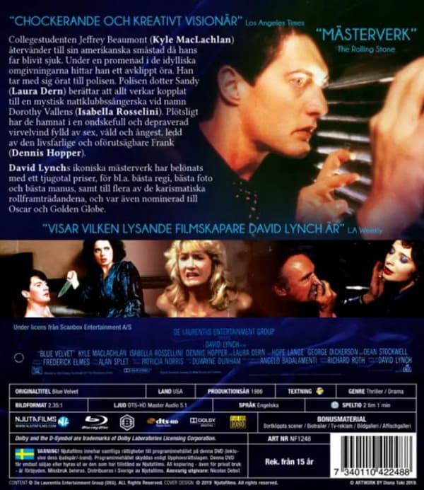 Blue Velvet (1986) (Blu-Ray)