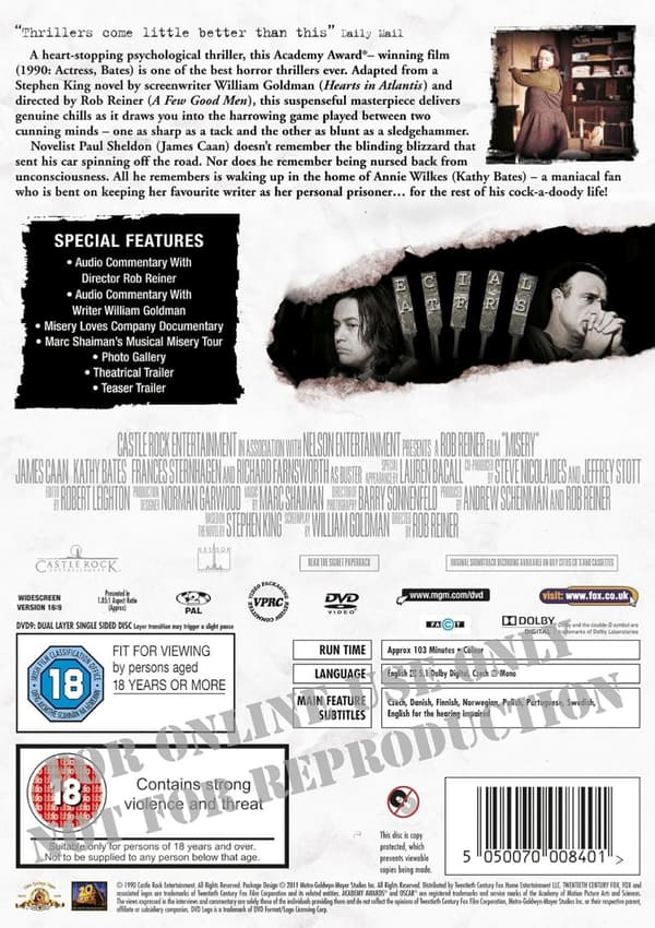 Misery (1990) (DVD)