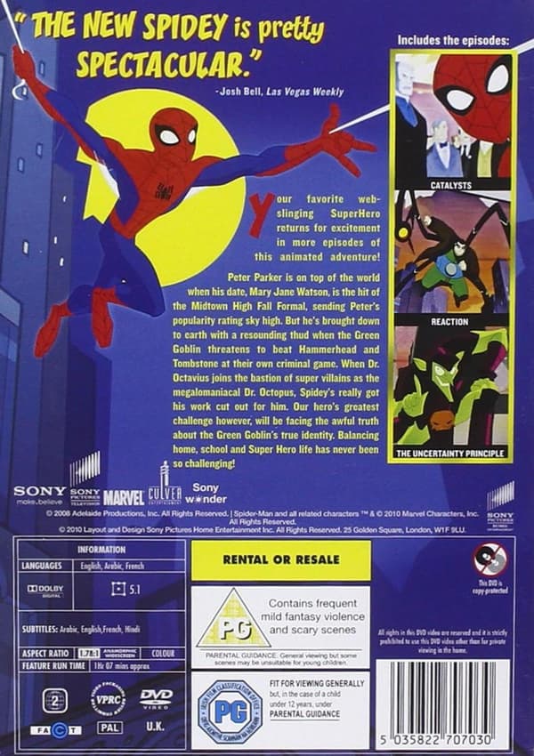 The Spectacular Spider-Man - Volume 3 (DVD)