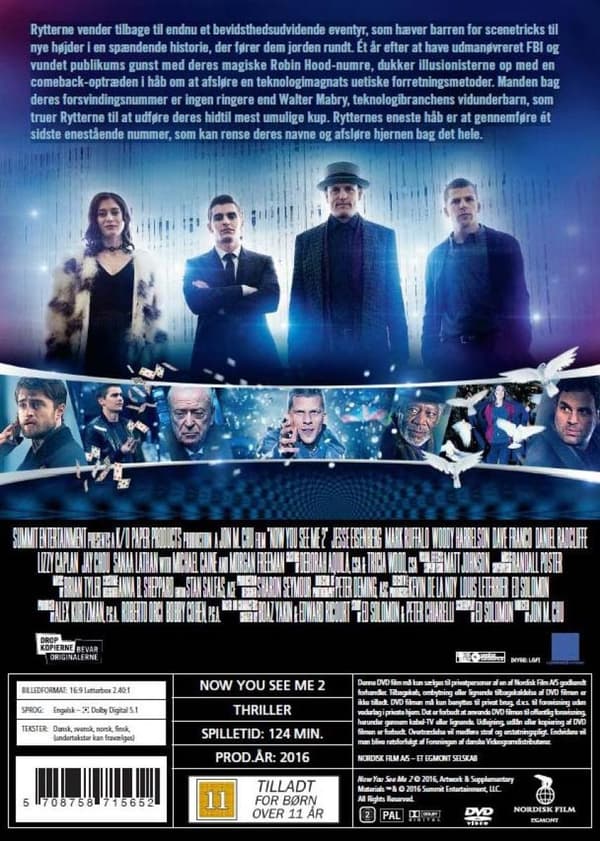 Now You See Me 2 (2016) (DVD)