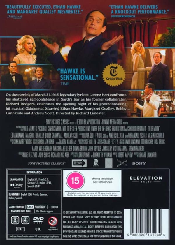 Blue Moon (2025) (DVD)
