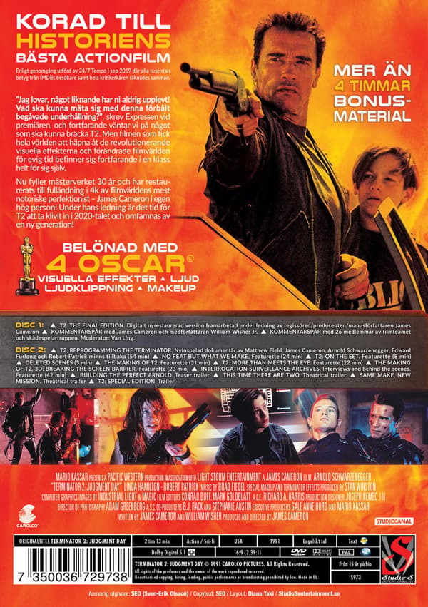 Terminator 2: Judgment Day (1991) (DVD)