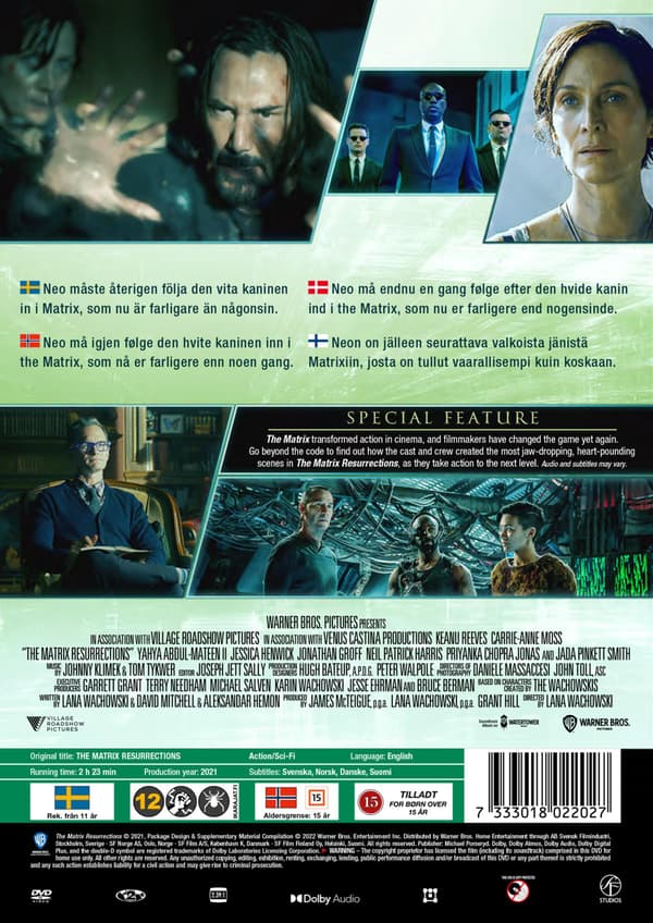 Matrix 4: Resurrections (2021) (DVD)